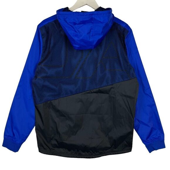 New Under Armour Men US S Sports Jacket Windbreaker Black Blue Lightweight  - Picture 5 of 13